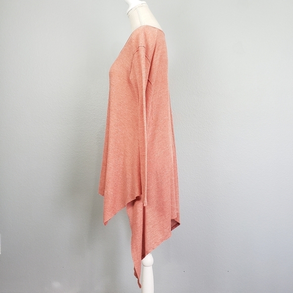 WE THE FREE Drippy Wonder Woman Waffle Knit Thermal Tunic Sz XS Orange/Peach - Picture 5 of 8